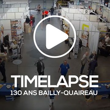 Time laps salon 130 ans Bailly-Quaireau